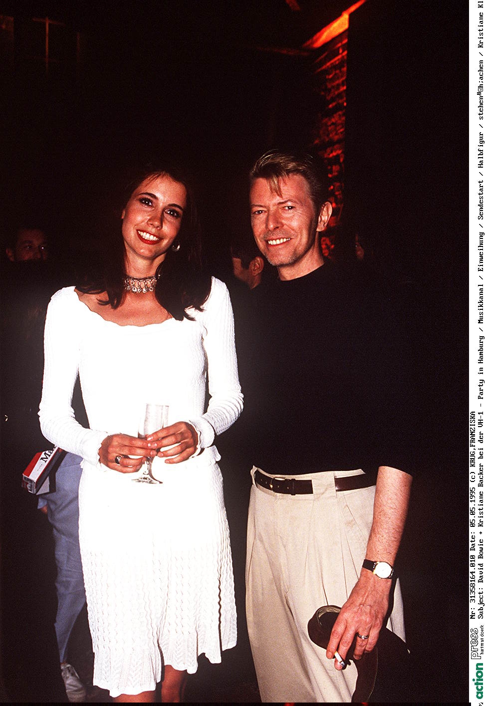 Kristiane Backer and David Bowie